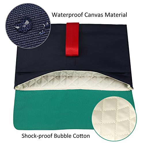 YOCOWOCO 13-13 3 Zoll Wasserdicht Segeltuch Laptop-Tasche  Schutzh  lle  Brieftasche  Tasche f  r 13  MacBook Air 13  MacBook Pro 2016 2017  die meist