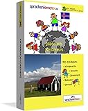 Isländisch-Kindersprachkurs von Sprachenlernen24: Kindgerecht bebildert und vertont für ein spielerisches Isländischlernen. Ab 5 Jahren. PC CD-ROM für Windows 10,8,7,Vista,XP / Linux / Mac OS X by 