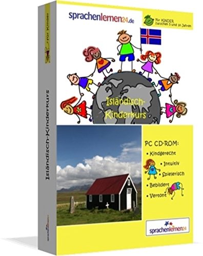 Isländisch-Kindersprachkurs von Sprachenlernen24: Kindgerecht bebildert und vertont für ein spielerisches Isländischlernen. Ab 5 Jahren. PC CD-ROM für Windows 10,8,7,Vista,XP / Linux / Mac OS X