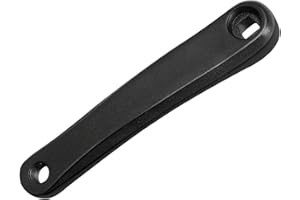 QIAMNI Bicycle Left Crank Arm Set Bike Left Crank Arm Set 170mm Aluminium Single Speed MTB Crankset(Square Hole/Rhombic Hole)