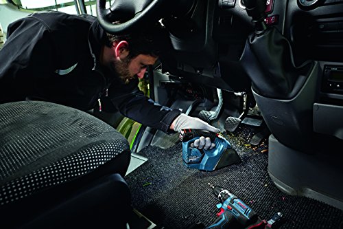 Bosch GAS 10,8 V-LI Professional 0.601.9E3.000 Akku-Staubsauger (Solo Version, 10.8 Volt, 0,35 l) Blau - 5