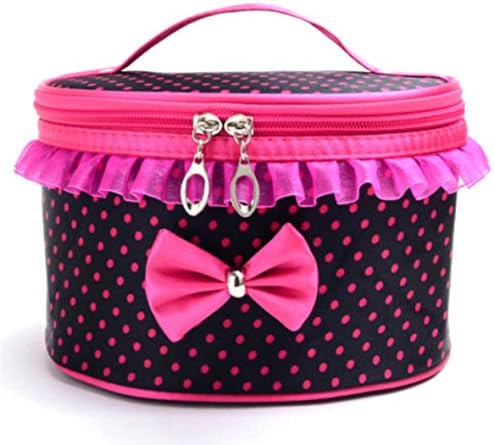 Portable Travel Toiletry Makeup Cosmetic Bag Wash Case Organizer Holder Handbag (black)