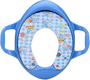 Shaifali Kids Soft Cushion Comfortable Potty Trainer Seat for Potty Training Seat with Support Handles for Kids