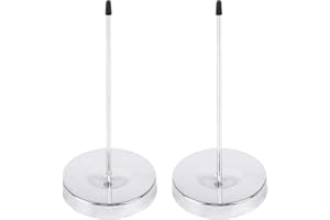 Towviy 2PCS Pique-Note en Métal en Acier Inoxydable, Porte Mémo pour Factures Fourche Ticket de Caisse Pique pour Ticket CB pour Restaurant Cuisine Bureau Hôtel