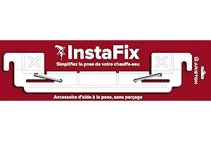Ariston INSTAFIX, Support Mural Sans Perçage pour Chauffe-Eau Électrique Ariston, Compatible VELIS - LYDOS - PRO1, Conçu et fabriqué pour être installé en France