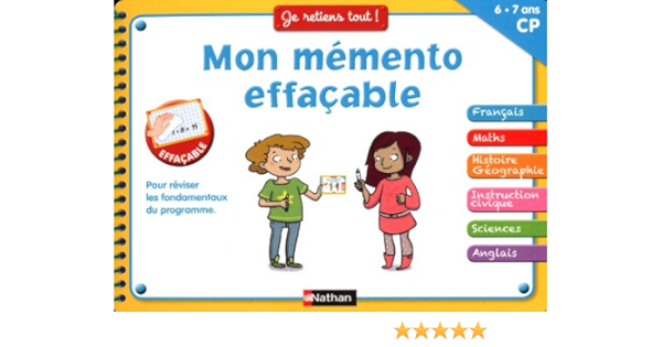 Mon Memento Effacable Cp Collectif Livres Amazon Fr