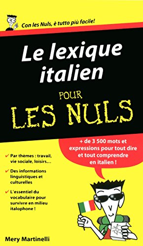 Le lexique italien Pour les Nuls Le lexique italien Pour les Nuls