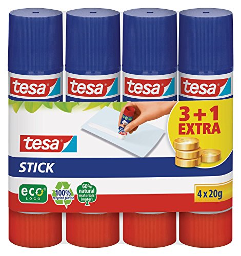 tesa Klebestift, rund, ökologisch, 20er Maxi Sparpack, 20g (5, 20g) - 2