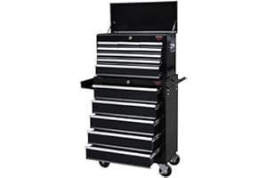 Dirty Pro Tools™ X Large Tool Chest TOP Cabinet TOP Box and ROLLCAB Box Mechanics Tool Chest