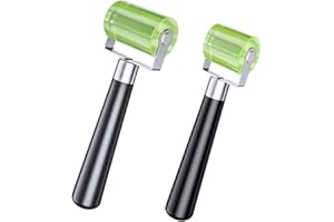 GENHH Andrückroller, 2 Stück Andrückwalze 30 mm und 50 mm Professionell Silikon Roller Hitzebeständig für Kantenumleimer und zum Verschweißen von PVC-Planen Installation Werkzeug