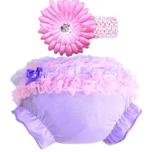Seawhisper Baby Cotton Ruffle Panties Bloomers Diaper Cover Pants