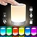Produktbild LED Nachtlicht - AngelaKerry Night Light mit Bluetooth-Lautsprecher Dimmbare Nachtlicht dem Rhythmus der Musik folgt - groß für Schlafzimmer, Wohnzimmer, Patio etc. 1600 Millionen Farbverlaufsfarben