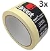 Produktbild Z388 3x Kreppband 25m x 4,8cm Malerband Abdeckband Klebeband V2