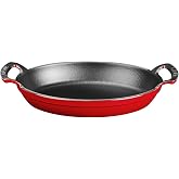 Lava Metal Oval Kuplu D&ouml;k&uuml;m Tava 27x20, Kırmızı