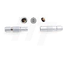 HangTon 0B 6-Pin Stecker FGG – Push-Pull-Luftfahrtstecker Für Kamera-Fokus-Motor, Audio, Video, Medizintechnik