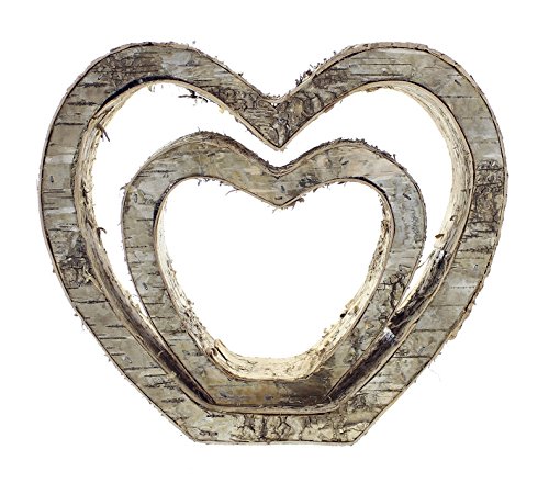 2er Dekoherz „Birke“ aus Holz - 3