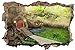 Produktbild Haus im Zauber Baum Eule Wandtattoo Wandsticker Wandaufkleber D1050 Größe 60 cm x 90 cm