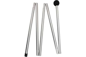 GLFLOW Telescopic Tent Poles,Adjustable Camping Tent Poles,1.6/2m Foldable Beach Canopy Tent Pole For Camping Party(5 section)