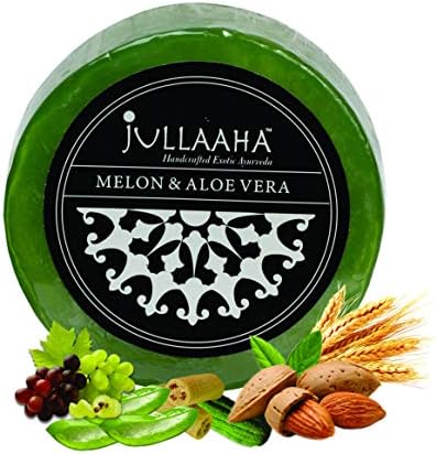 Jullaaha Melon and Aloe Vera Bathing Bar, 100g