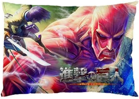 Custom Hot New Attack on Titan Pillow Case Cover Bedding Pillowcases 20"x30" Two Sides Pillow Case Cushion Case Cover