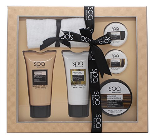 Style & Grace Spa Bath & Body Pamper Time Gift Set 70ml Cleansing B/Wash + 70ml Smoothing B/L + 50g