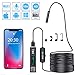 Price comparison product image Endoscope, Wireless WiFi Inspection Camera 2.0 Megapixels 1200P HD Borescope, IP68 Waterproof Tube Snake Camera with 8 LED Lights for Android IOS MAC Laptop Windows, 10M