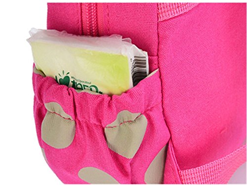 Frbelle Sac à dos Maternelle Enfant 1-3 ans Animal Mignon Cartable Sac d'école Sac Cartoon pour Fille Garçon Pique-nique Camping Repas Déjeuner Picnic