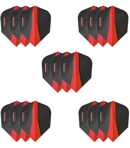 Harrows Lot De 3 Jeux De Tiges En Carbone ST Pour Fléchettes - 9 Tiges Total (Court, Midi, Moyen) - Composite Carbone Résistant, Filetage Universel - 6