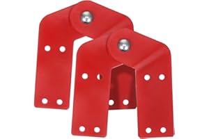 ANDRESLAD 2Pcs Telescopic Ladder Hinges for Engineering and Household Use Durable Galvanized Ladder Accessories for Step Ladders and Attic Ladders