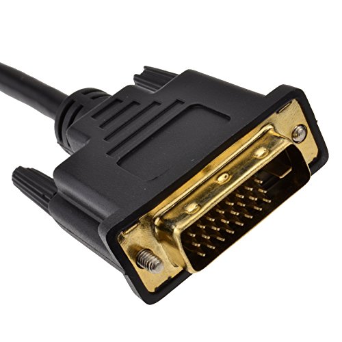 Profi Signal 24+1 DVI D Zum HDMI Video Kabel Laptop oder PC TV Anschlusskabel 2 m - 2