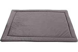 IEUUMLER Lettini per cani, Materassino per animali domestici, Letto di Cane/Gatto divano con cuscino morbido, cuccia per animali domestici antiscivolo FC004 (89 * 58cm, Light Brown)