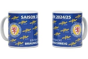 Eintracht Braunschweig Tasse - Signatur 2024/25 - Kaffeetasse Unterschriften BTSV
