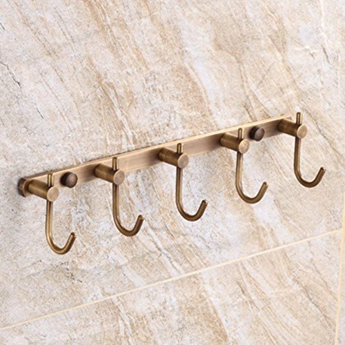 Preisvergleich Produktbild NAERFB Antike Kleidung Haken / Haken / Kleiderhaken / Wand Hängen - Bronze