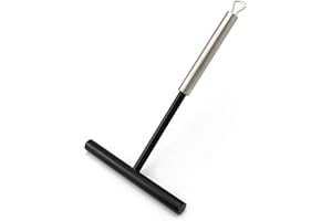 QWORK Crepes Verteiler, Crepes Teigverteiler, Crepes Zubehör, Edelstahl, Für Pfannkuchen, Crepes, 19.5 X 12cm