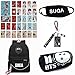 Produktbild Grapes Garden Kpop BTS, BTS Rucksack+BTS Federmäppchen+BTS Mundmaske+BTS Schlüsselanhänger+30 Stück BTS Photocard Set, Geschenk für A.R.M.Y(SUGA)