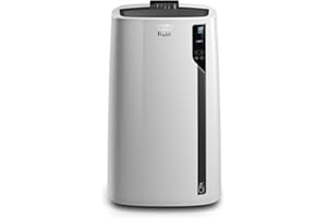 De'Longhi PAC EL92 Silent Pinguino, Climatizzatore Portatile, 9.800 BTU/h, Timer 24H, Display LED, Classe A+, 3 Velocità di Ventilazione, Termostato, Dotato di Maniglia, Ruote e Telecomando