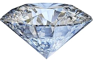 LEDERFIX eam-trade® - Kubischer Zirkonia [0.8-20 mm] Cubic Zirconia (CZ) / Lose Steine/Brillant-Schliff/Rund/Absolute Premium Qualität - Gigantisch große Auswahl