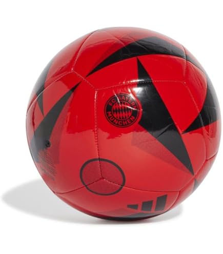 Pallone Ufficiale FC Bayern München Signature 2024-25 - Taglia 5, Rosso - Foto 4