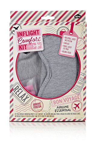 Preisvergleich Produktbild Worldwide Co Inflight Komfort Satz - reisen Zubehör - Grau Mergel