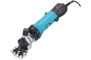 BHDD Cizallas eléctricas para ovejas, máquina de esquila de ovejas Profesional portátil con 6 velocidades, cortaúñas Ligeras para el Cuidado de Animales de Granja con Estuche de Transporte(EU)