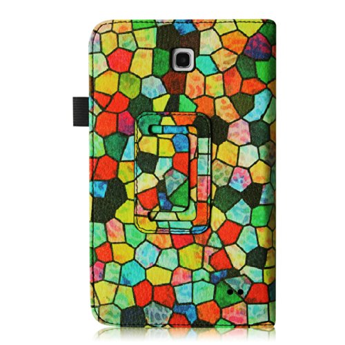 Fintie Samsung Galaxy Tab 4 7.0 Hülle Case – Slim Fit Folio Kunstleder Schutzhülle Cover Tasche mit Ständerfunktion für Samsung Galaxy Tab 4 7.0 T230 T235 (7 Zoll) Tablet, Mosaic - 5