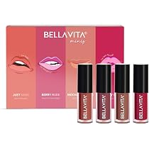 Buy BELLAVITA Mini Kiss Proof Liquid Lipstick Gift Set of 4 x 2ml ...