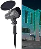 Zaubert einen grünen Sternenhimmel an die Wand • Große Reichweite und Projektions-Fläche • Um 180° neigbar für gezielte Beleuchtung