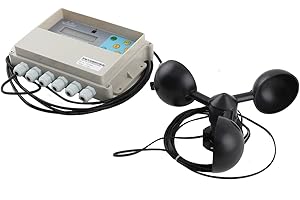 DZTBX Sistema di Inseguimento Solare Automatico Dual Axis Solar Tracker Controller Telecomando Doppio-ASSE Tracking Affronta Automaticamente Il Sole con Sensore di velocità del Vento