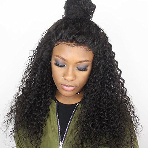 Brazilian Human Hair Curly Lace Front Wigs Curly Lace Wigs For Black Women Human Hair Wigs Lace Front For Women 24Inches