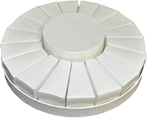 Cake Display With 18 Segments And Central Stand White Amazon Co Uk Home Kitchen