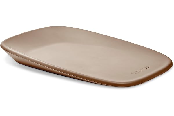 Nattou Matelas à langer en mousse PU douce, Matelas à langer lavable, env. 50 x 70 cm, Softy, Taupe