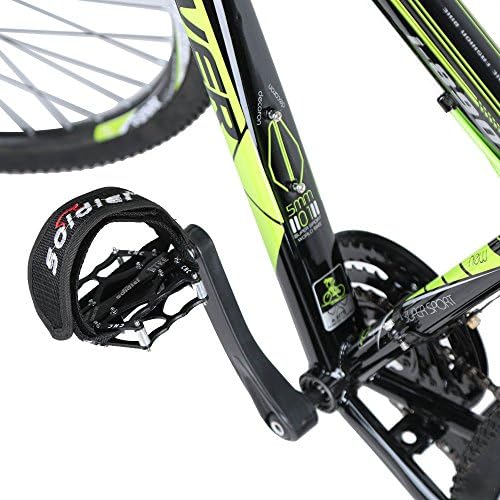Anizun(TM) Fixed Gear Fixie BMX Bike Bicycle Anti-slip Double Adhesive Straps Pedal Toe Clip Strap Belt