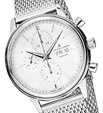 Jacques Lemans Herrenarmbanduhr Metallband Nostalgie N-208 N-208C