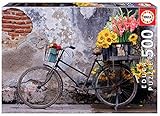 Puzzle de 500, bicicleta con flores